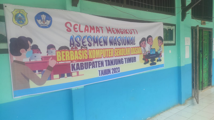 SMK Negeri 1 Tanjung Jabung Timur Fasilitasi ANBK Jenjang Sekolah Dasar