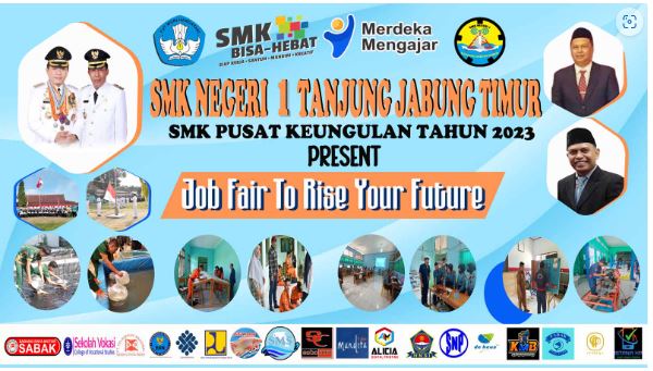 SMK Negeri 1 Tanjung Jabung Timur with Industries Present Job Fair to Rise Your Future